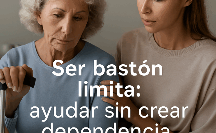 ser bastón de alguien