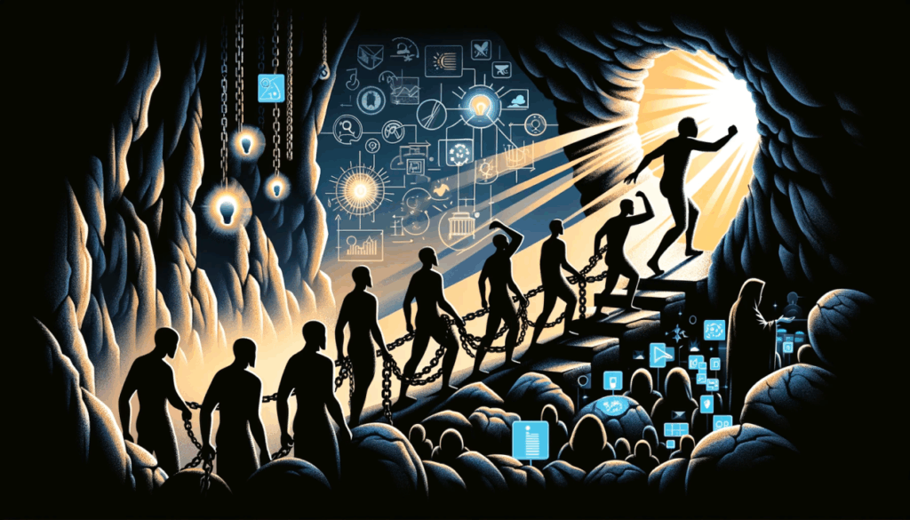 mito de la caverna digital