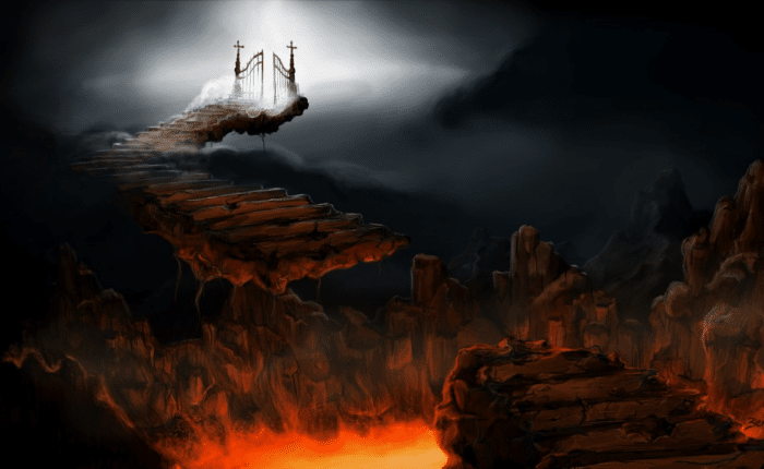 la escalera del sufrimiento